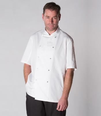 Short Sleeve Coolmax® Chef's Jacket AFD AF005