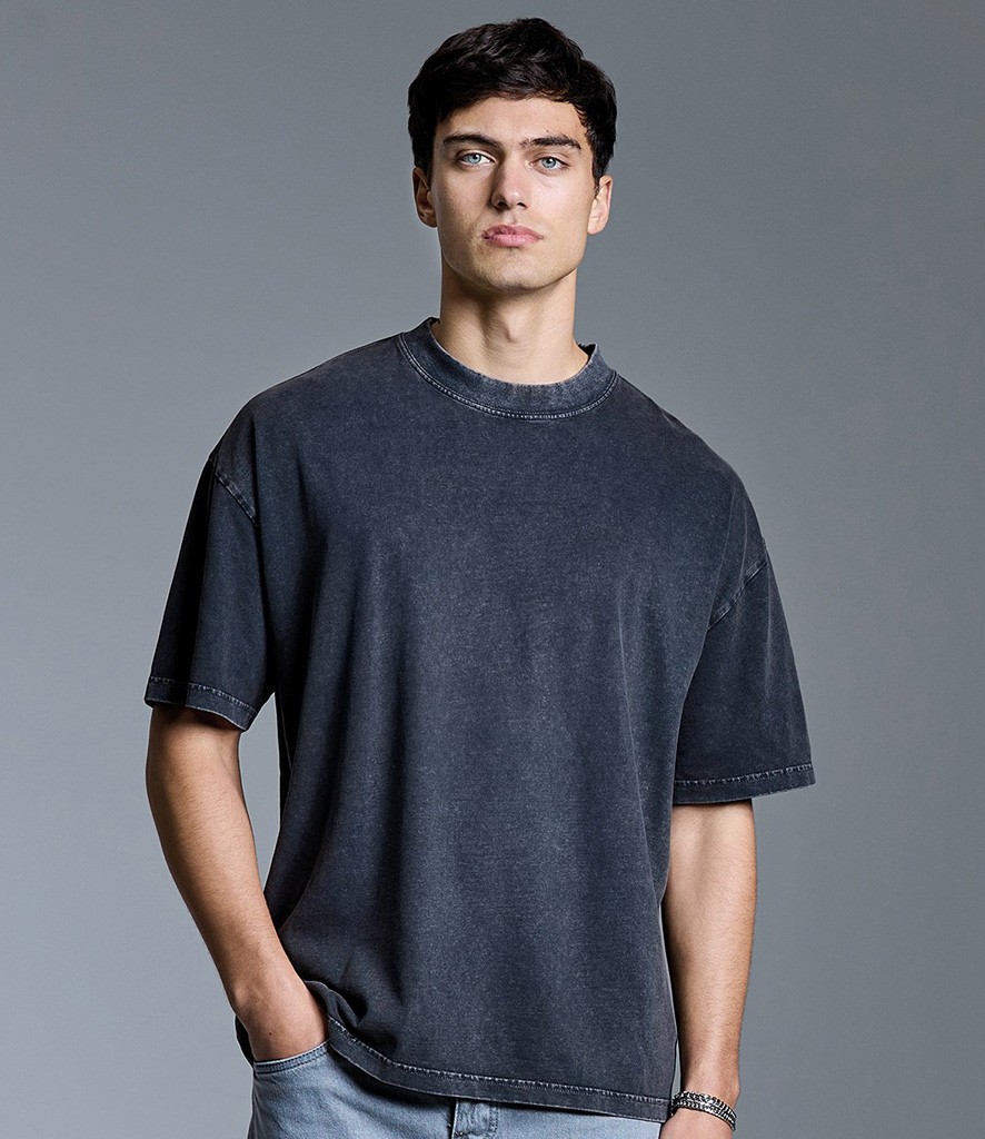 Anthem Distortion Washed T-Shirt bedrukken met eigen logo