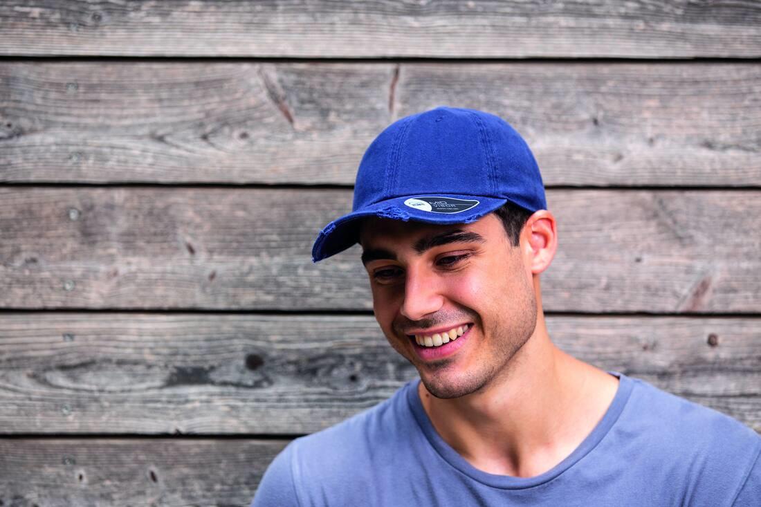ATLANTIS HEADWEAR DAD HAT DESTROYED-S bedrukken met eigen logo
