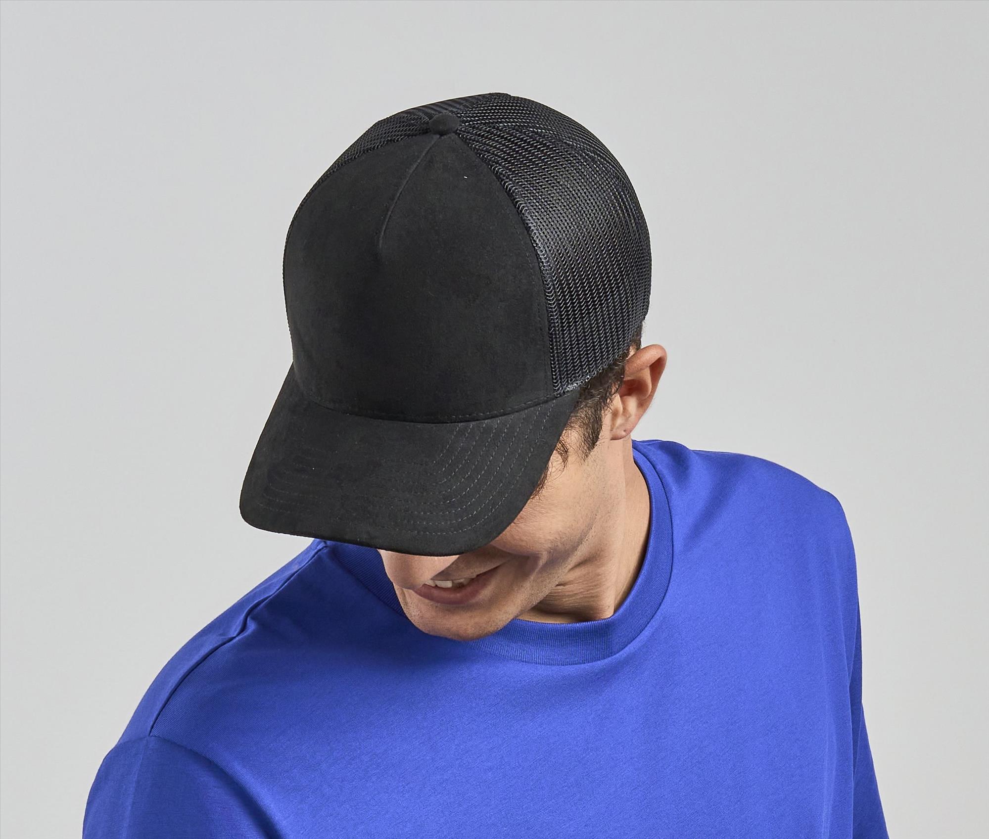 ATLANTIS HEADWEAR RAPPER SUEDE-S bedrukken met eigen logo