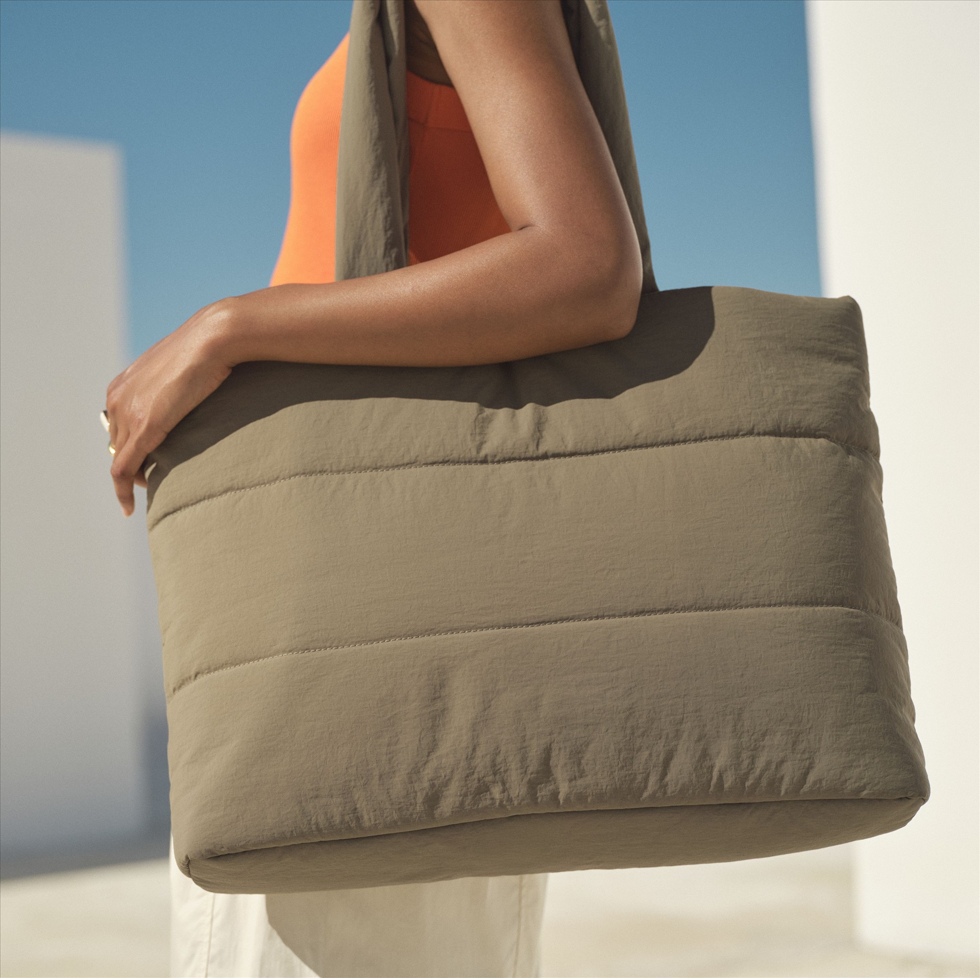 BAG BASE QUILTED TOTE BAG bedrukken met eigen logo