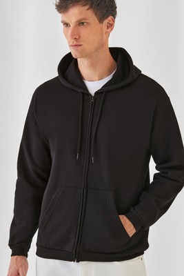 B&C ID.205 Hooded Full zip Sweatshirt 50/50 B&C 5WUI25