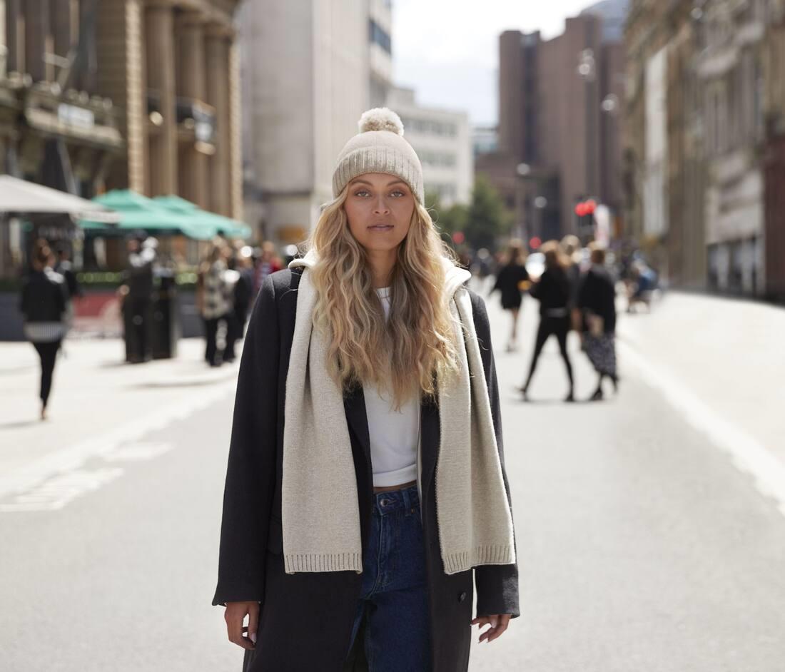 BEECHFIELD KNITTED SCARF AND BEANIE GIFT SET bedrukken met eigen logo