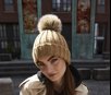 FAUX FUR POP POM CHUNKY BEANIE BEECHFIELD BF412