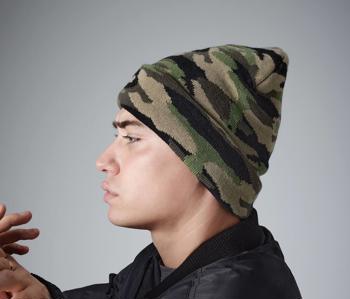 CAMO CUFFED BEANIE BEECHFIELD BF419