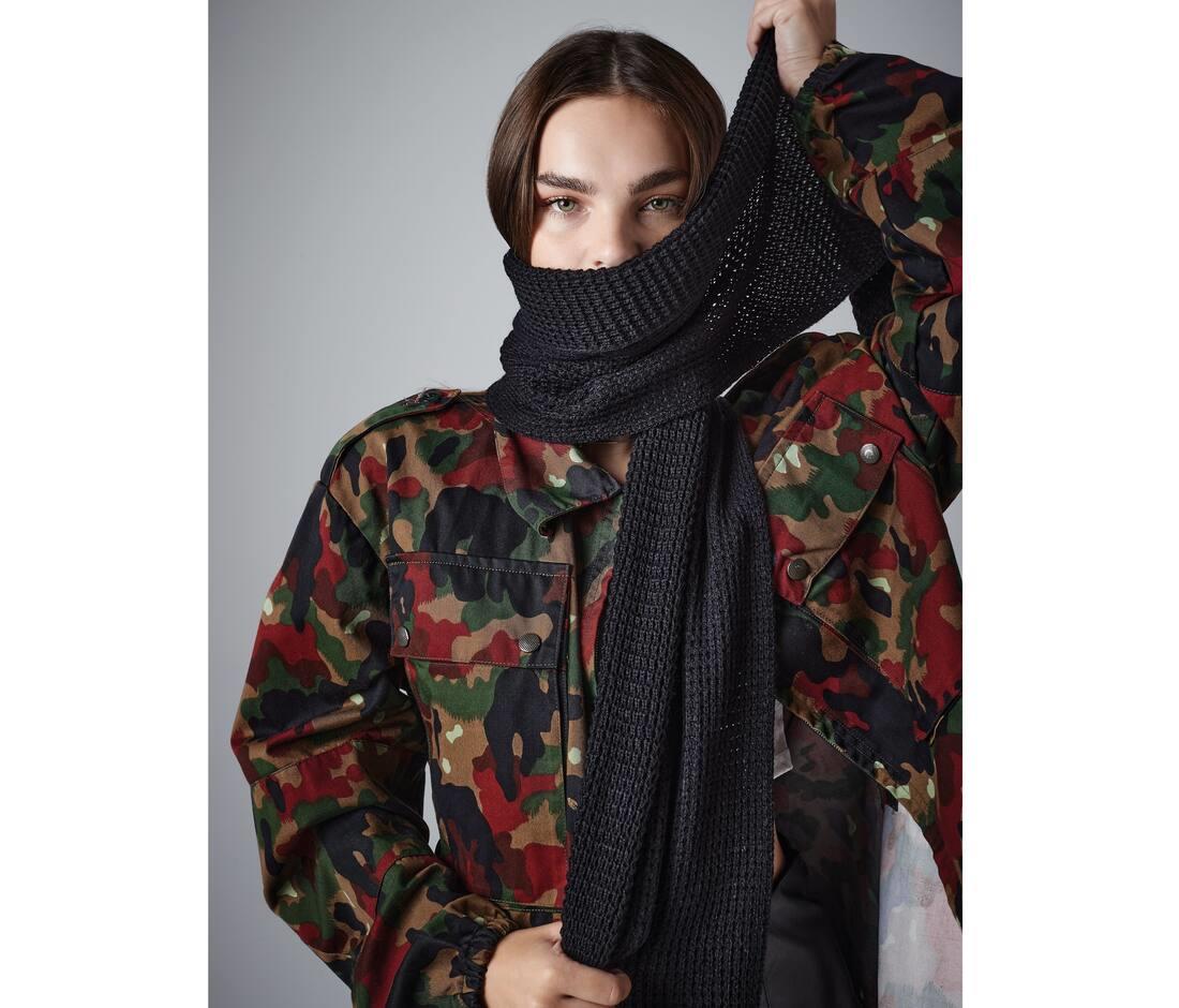 BEECHFIELD CLASSIC WAFFLE KNIT SCARF bedrukken met eigen logo