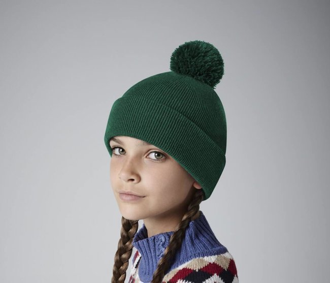 JUNIOR ORIGINAL POM POM BEANIE BEECHFIELD BF426B