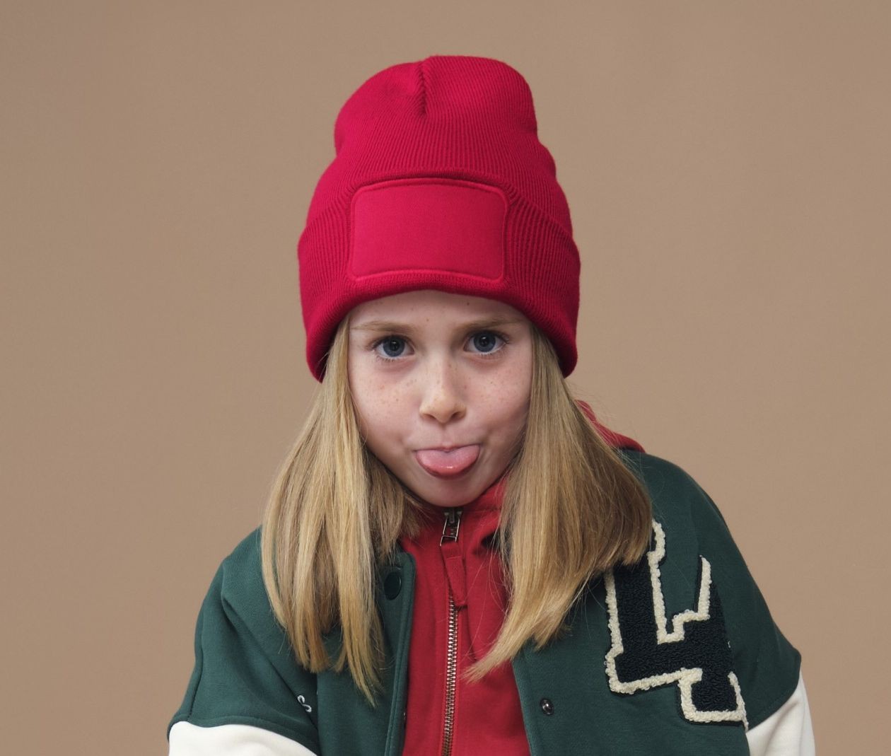 BEECHFIELD KIDS ORIGINAL PATCH BEANIE bedrukken met eigen logo