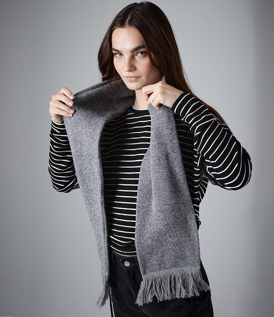 BEECHFIELD CLASSIC KNITTED SCARF bedrukken met eigen logo