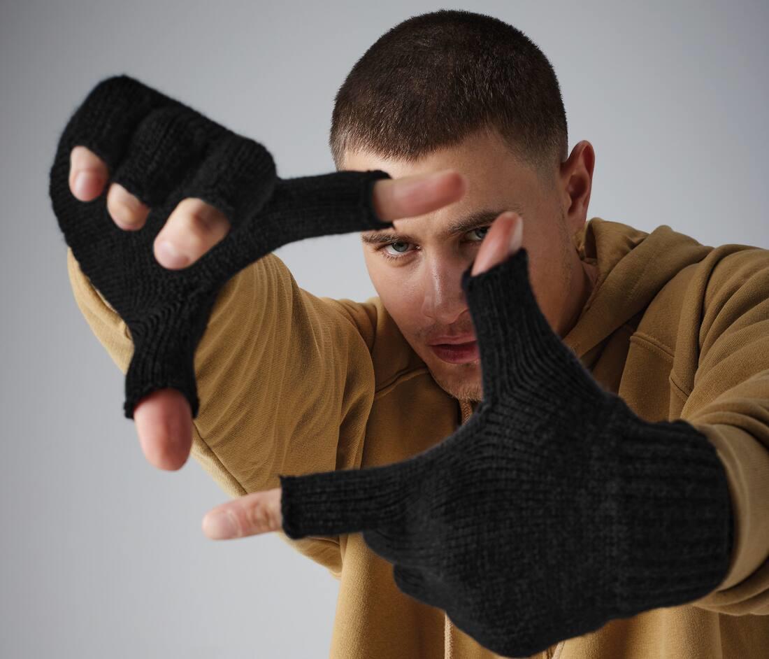 BEECHFIELD FINGERLESS GLOVES bedrukken met eigen logo