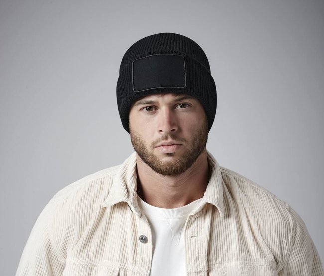 REMOVABLE PATCH THINSULATE™ BEANIE BEECHFIELD BF540