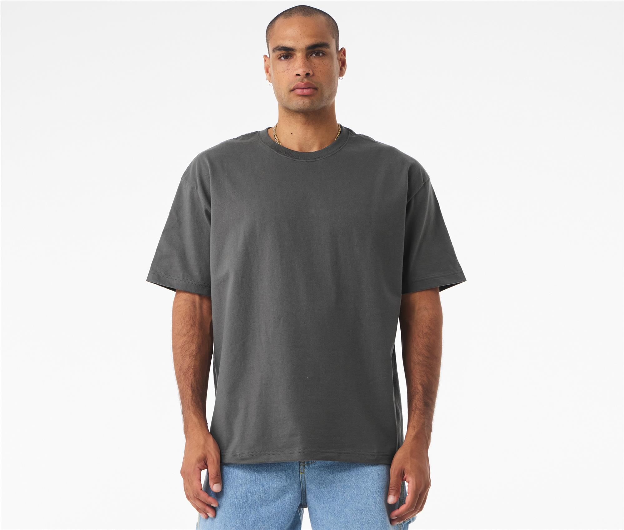 BELLA + CANVAS UNISEX SHORT SLEEVE HEAVY TEE bedrukken met eigen logo