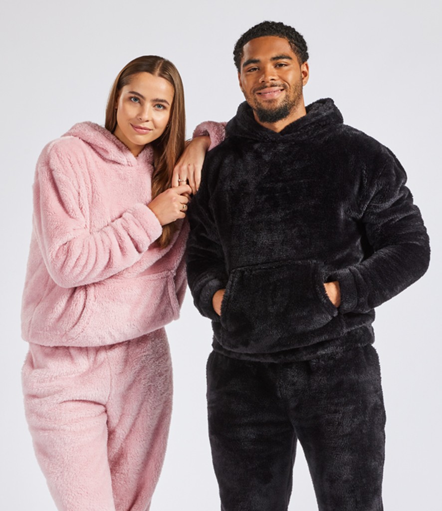 Brand Lab Unisex Fluffy Fleece Hoodie bedrukken met eigen logo