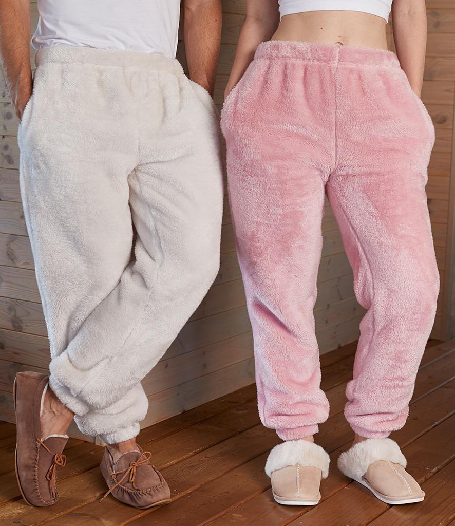 Brand Lab Unisex Fluffy Fleece Joggers bedrukken met eigen logo