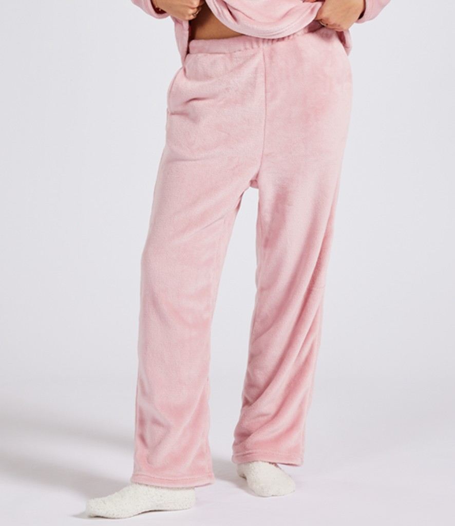 Brand Lab Ladies Plush Fleece Lounge Trousers bedrukken met eigen logo