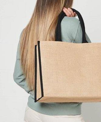 Jute and Canvas Shopper Brand Lab BR101