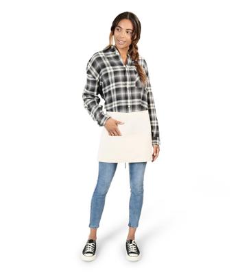 Organic/Recycled Waist Pocket Apron Brand Lab BR551