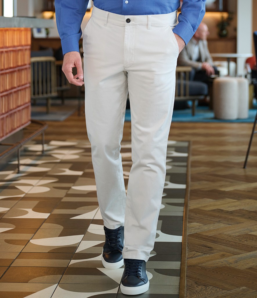 Brook Taverner Leo Slim Fit Chino Trousers bedrukken met eigen logo