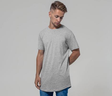 SHAPED LONG TEE BUILD YOUR BRAND BY028