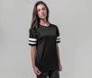 LADIES MESH STRIPE TEE BUILD YOUR BRAND BY033