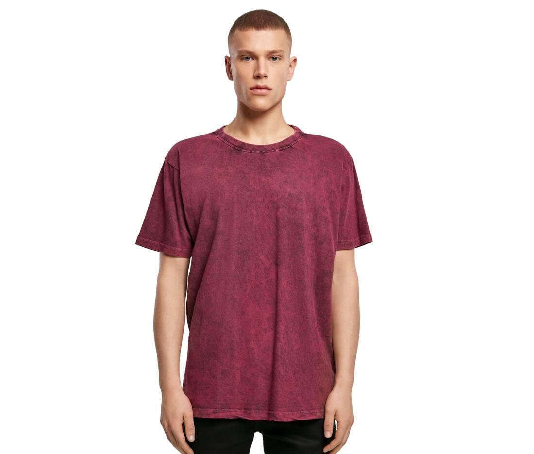 BUILD YOUR BRAND ACID WASHED TEE bedrukken met eigen logo