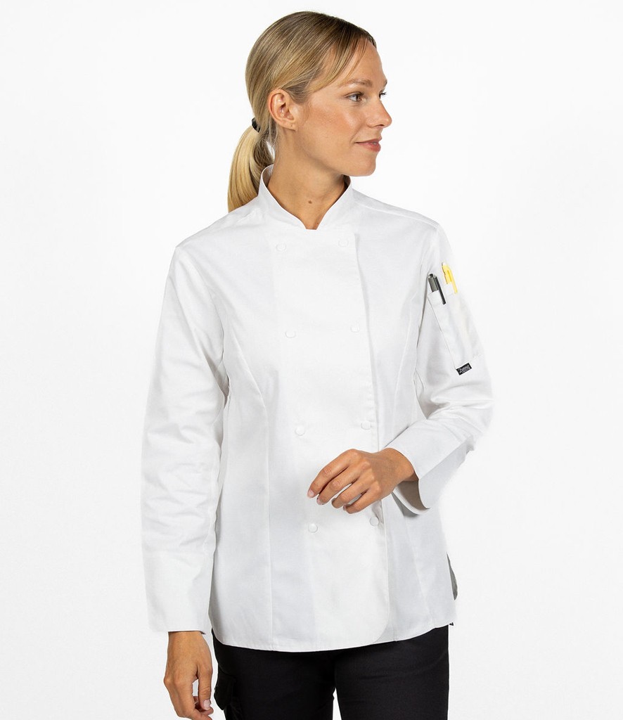 Ladies Long Sleeve Premium Chef's Jacket