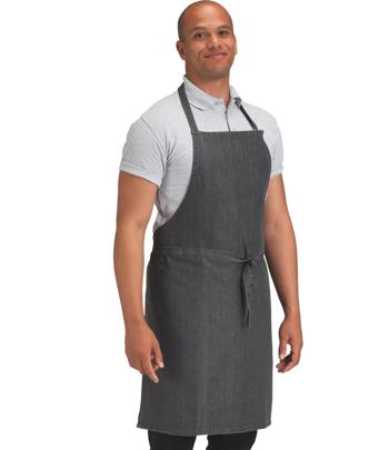 Cross Dyed Denim Bib Apron Dennys DE128