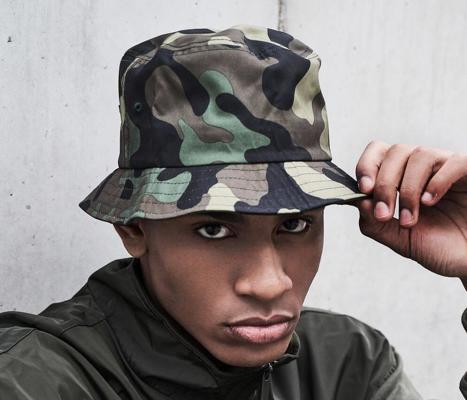 CAMO BUCKET HAT FLEXFIT 5003CB