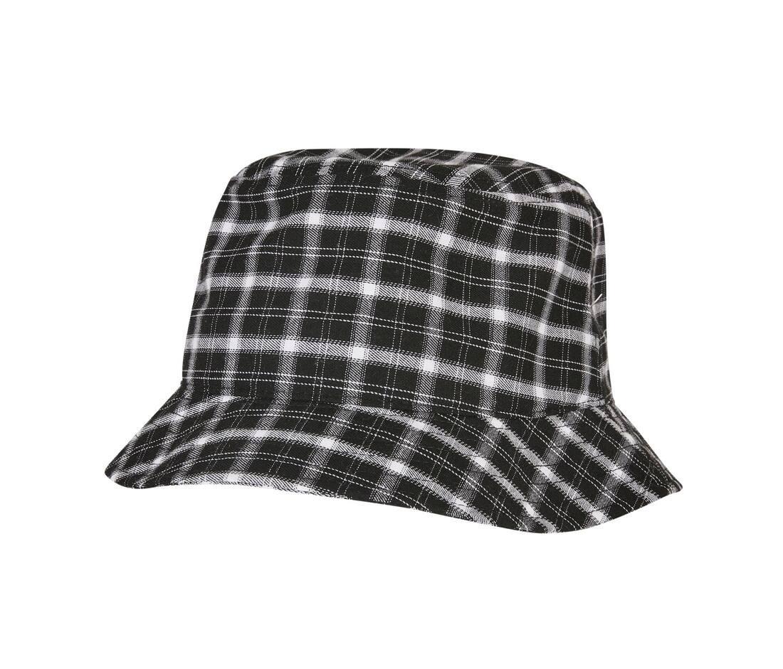 FLEXFIT CHECK BUCKET HAT bedrukken met eigen logo
