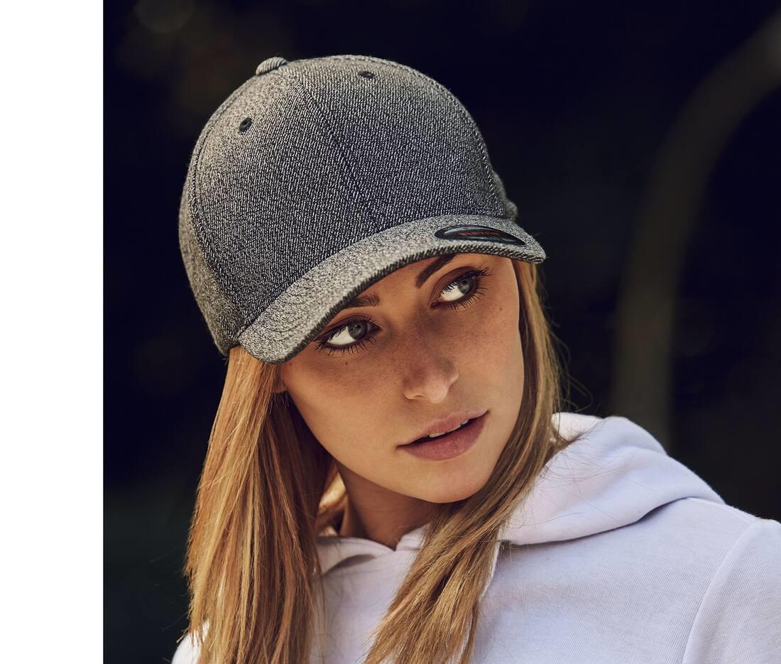 FLEXFIT MELANGE CAP bedrukken met eigen logo