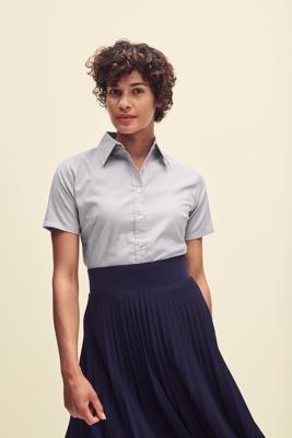 Fruit of the Loom Lady-Fit Shortsleeve Oxford Shirt Fruit of the Loom 650000
