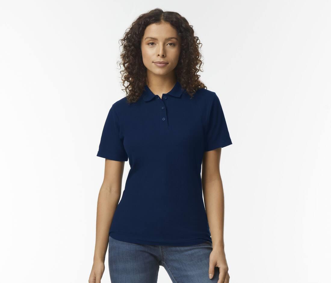 GILDAN SOFTSTYLE DOUBLE PIQUÉ POLO WOMEN bedrukken met eigen logo