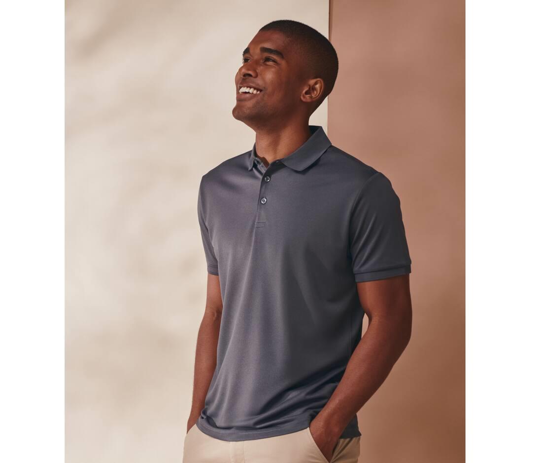 HENBURY RECYCLED POLYESTER POLO SHIRT bedrukken met eigen logo