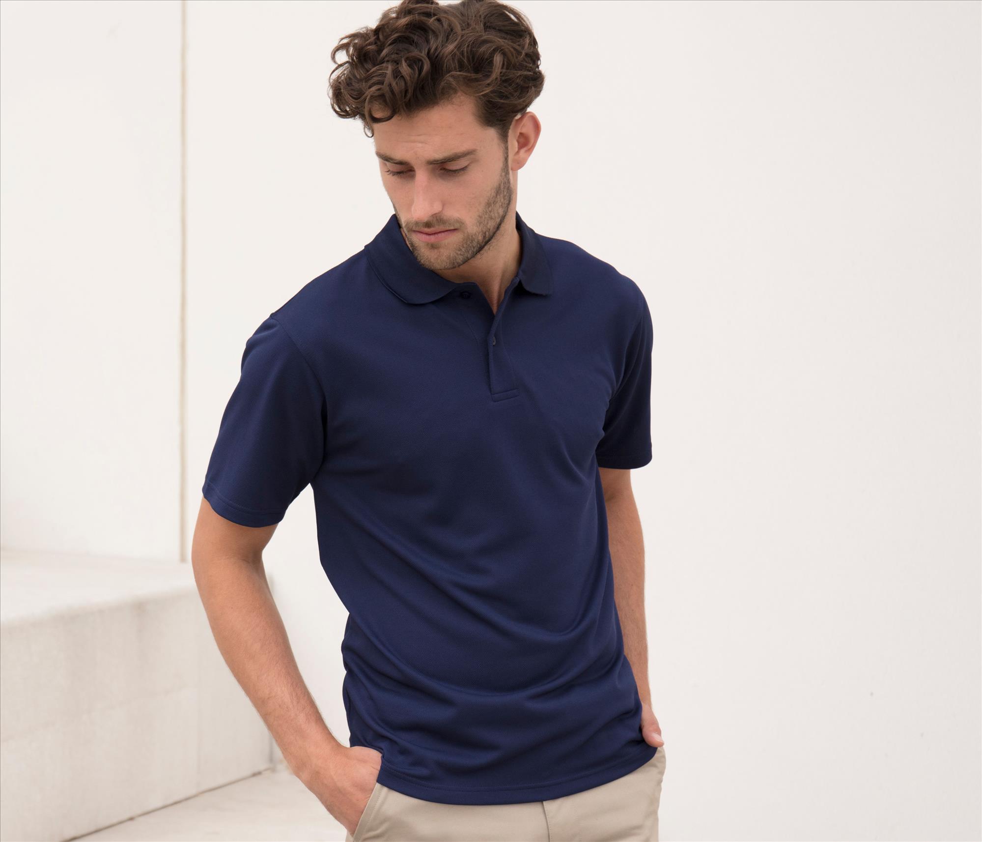 HENBURY COOLPLUS® WICKING POLO SHIRT bedrukken met eigen logo