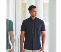 MEN'S SHORT SLEEVED 'COTTON FEEL' COOLPLUS® SHIRT HENBURY HY588