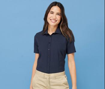 LADIES' COOL MAX, S/S SHIRT HENBURY HY596