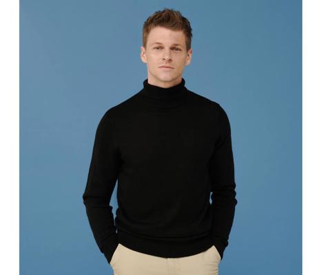 MEN'S ROLL NECK JUMPER HENBURY HY727