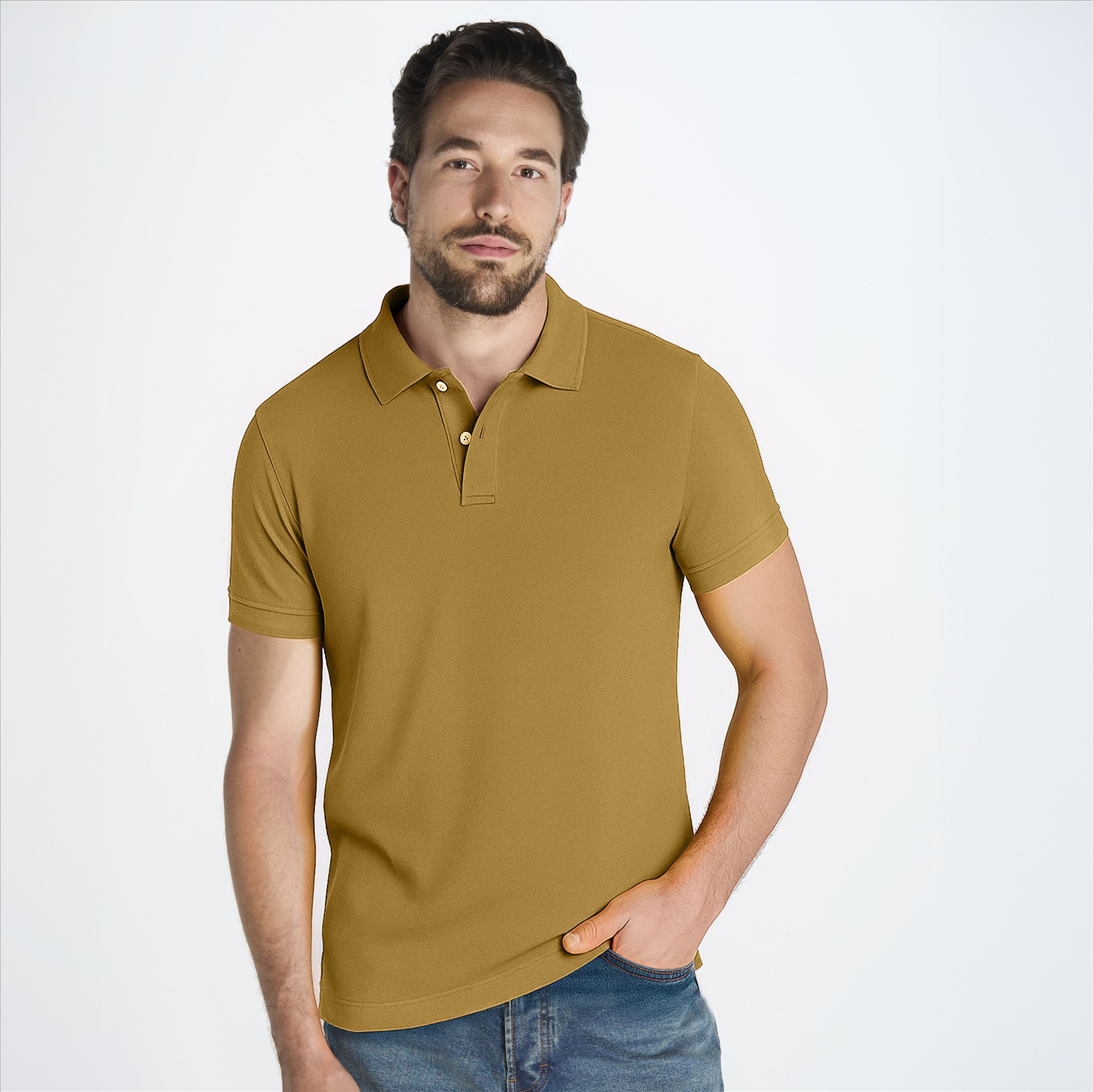 JHK MAN REGULAR POLO bedrukken met eigen logo