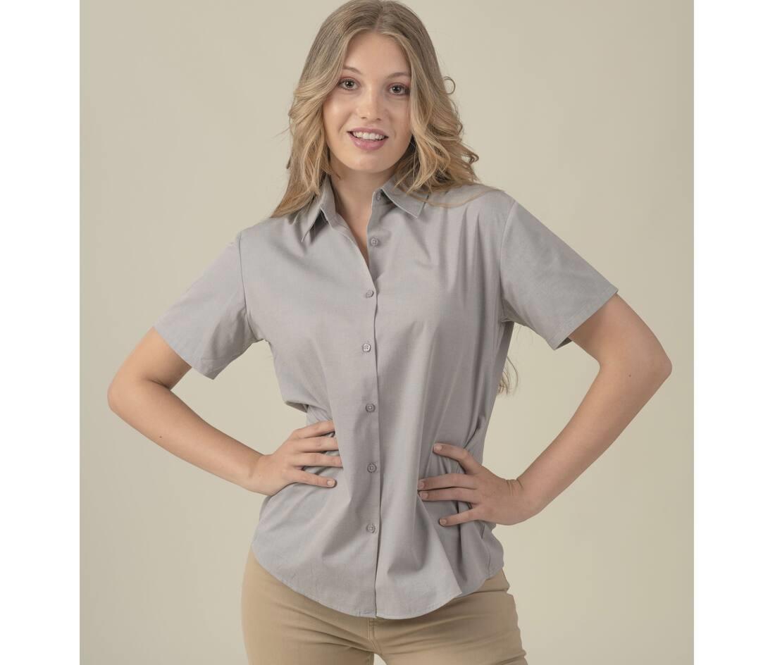 JHK OXFORD SHIRT SHORT SLEEVES LADY bedrukken met eigen logo
