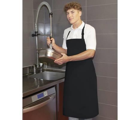 WATER-REPELLENT BIB APRON BASIC WITH BUCKLE KARLOWSKY KYBLS7