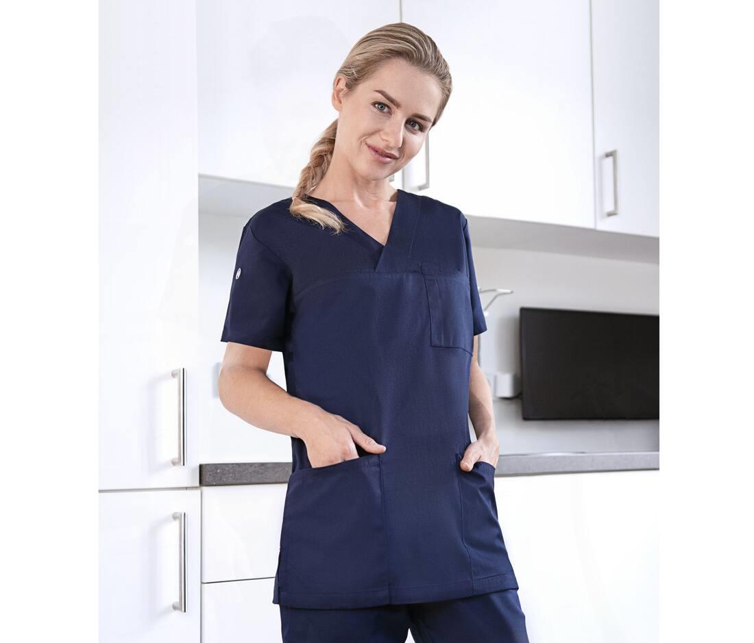 KARLOWSKY SHORT-SLEEVE LADIES' SLIP-ON TUNIC ESSENTIAL bedrukken met eigen logo