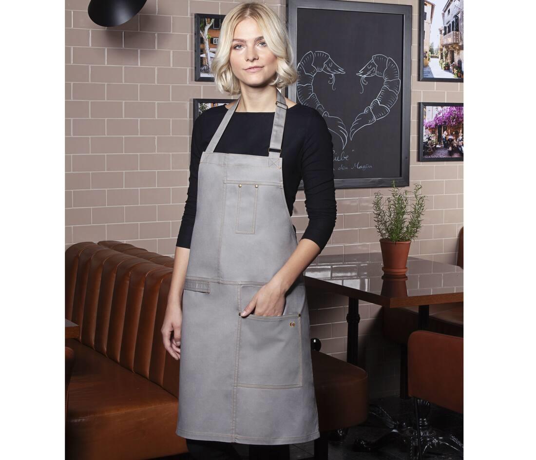 KARLOWSKY BIB APRON URBAN CASUAL-STYLE bedrukken met eigen logo