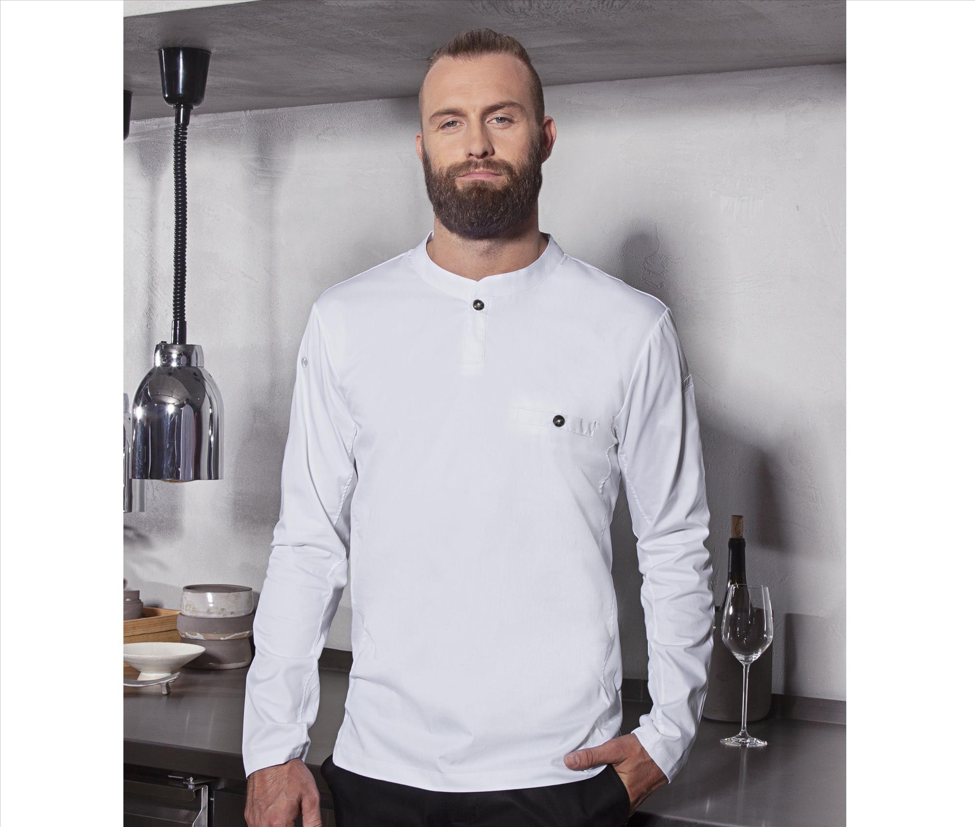 KARLOWSKY LONG-SLEEVE WORK SHIRT PERFORMANCE bedrukken met eigen logo