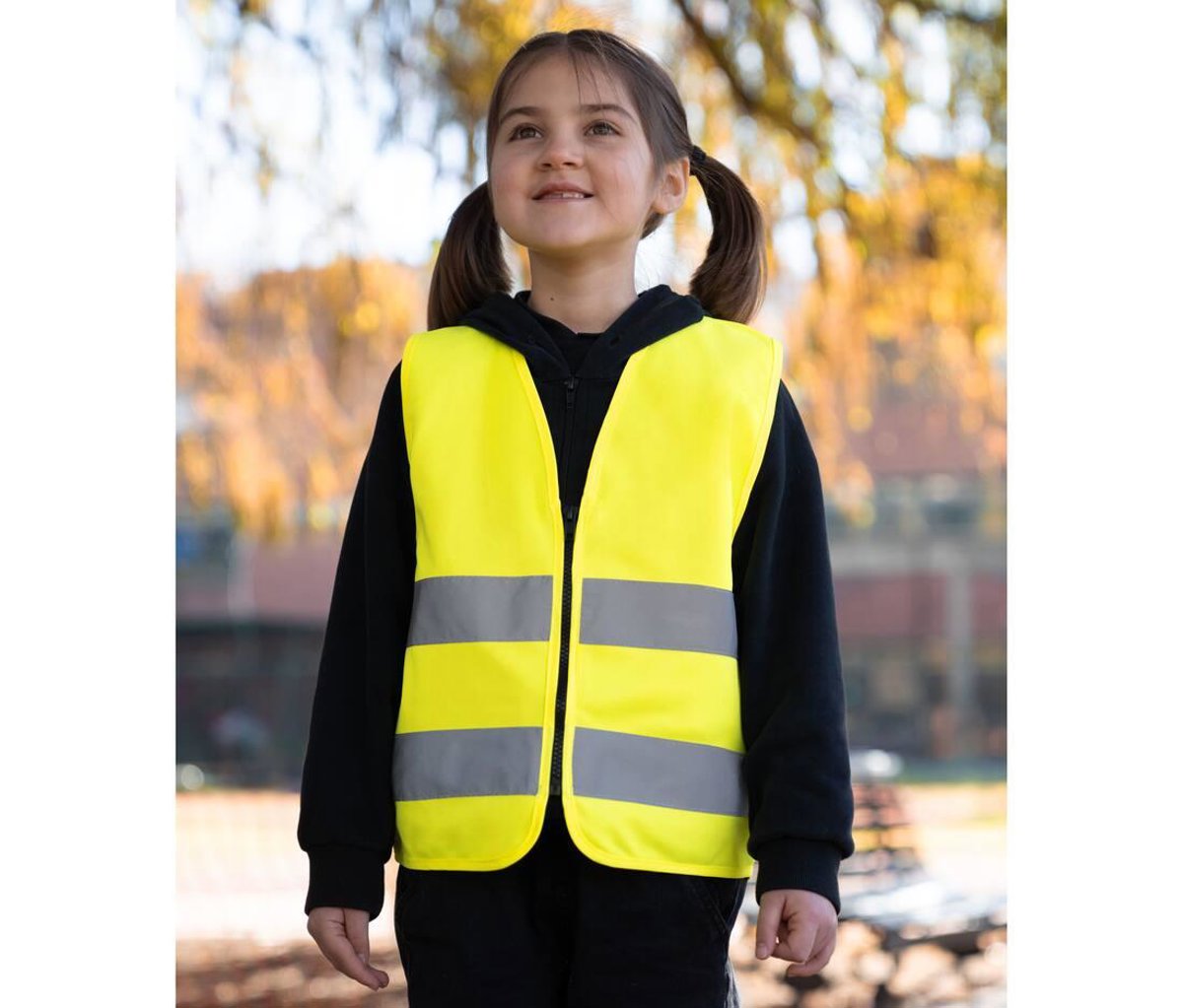 SAFETY VEST FOR KIDS WITH ZIPPER Primex Textiles