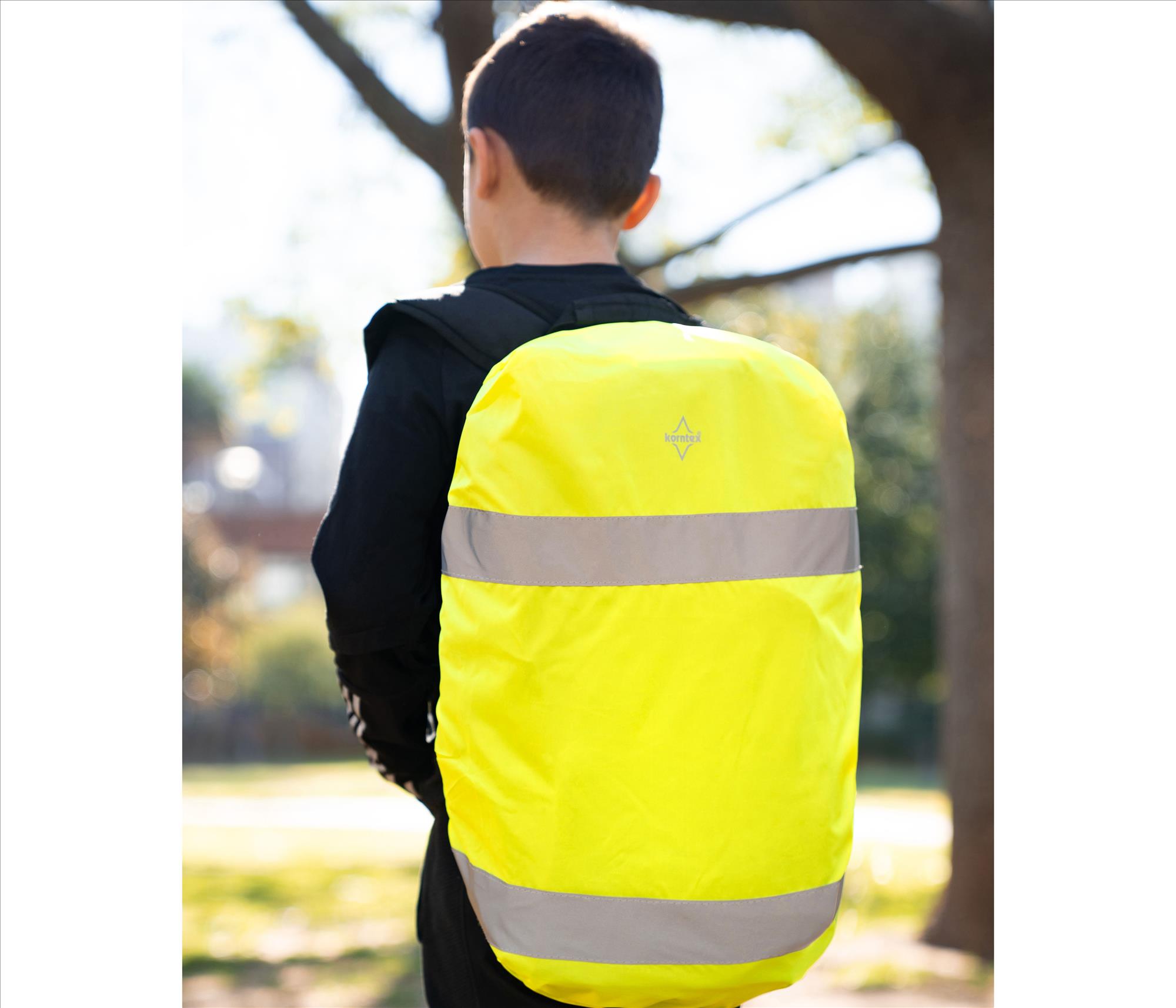 KORNTEX REFLECTIVE BACKPACK COVER "TILBURG bedrukken met eigen logo