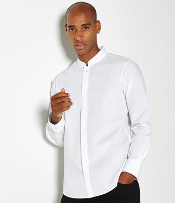 Long Sleeve Tailored Mandarin Collar Shirt Kustom Kit K161