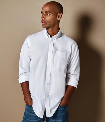Long Sleeve Classic Fit Workwear Oxford Shirt Kustom Kit K351