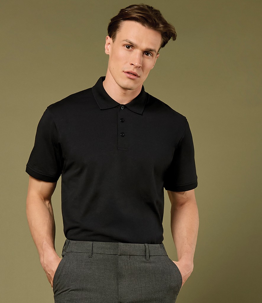 Kustom Kit Regular Fit Superwash® 60°C Jersey Polo Shirt bedrukken met eigen logo
