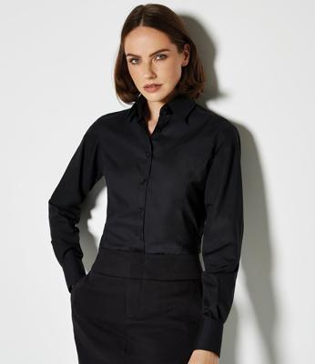 Ladies Long Sleeve Tailored Business Shirt Kustom Kit K743F