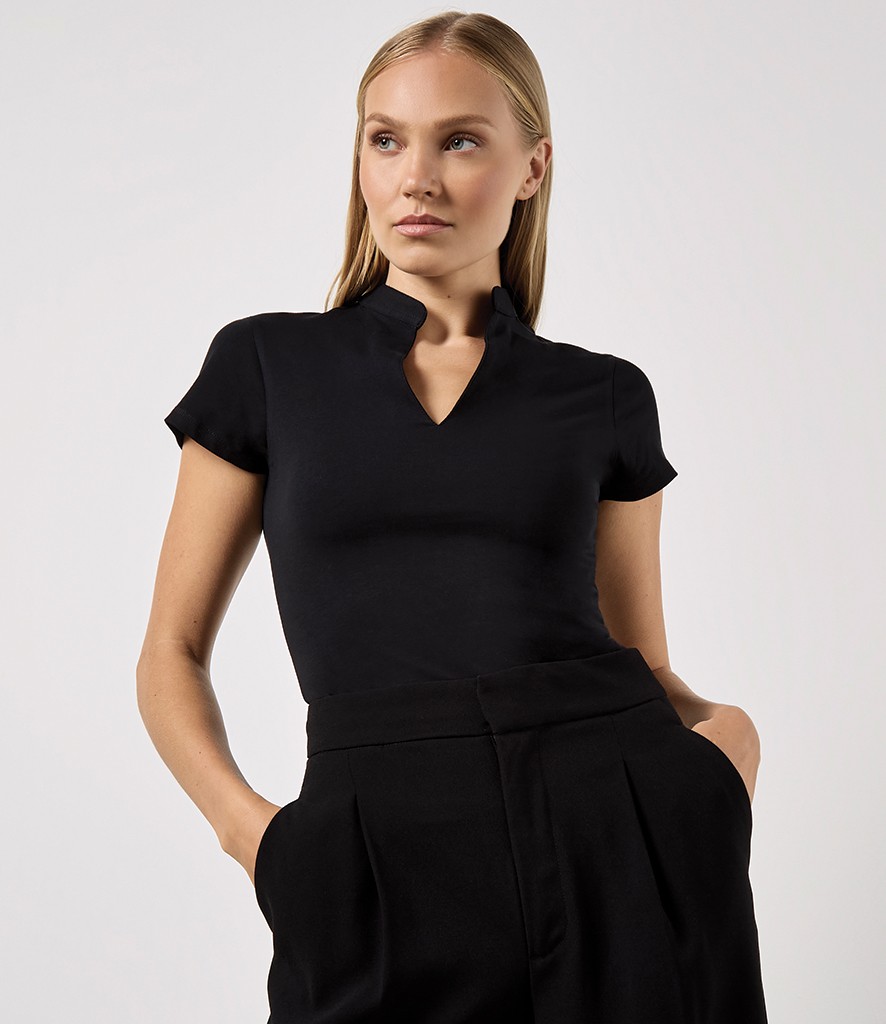 Kustom Kit Ladies V Neck Corporate Top bedrukken met eigen logo